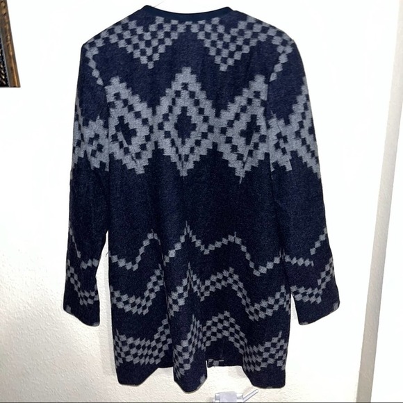 Pendleton Aztec Western Print 100% Virgin Wool Coat Size XLarge - Picture 7 of 12